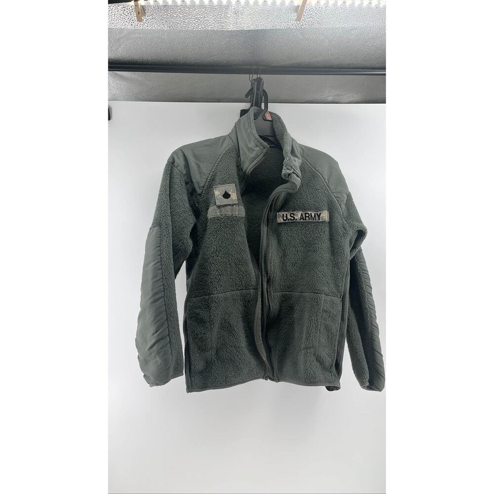 US Army Gen III Polartec Cold Weather Fleece Jacket Foliage Green ECWCS L3 Sz Xs